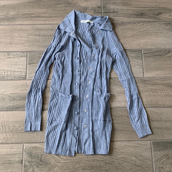 Live the process ribbed cardigan